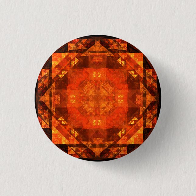 Badge Rond 2,50 Cm Bouton d'art Abstrait (rond) (Devant)