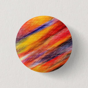 Badge Rond 2,50 Cm Bouton d'art aux couleurs abstraites du coucher de