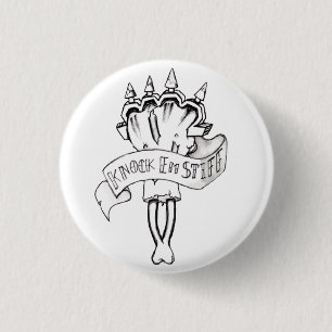 Badge Rond 2,50 Cm Bouton d'articulation en laiton