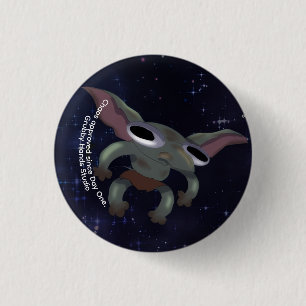 Badge Rond 2,50 Cm Bouton Daryl se lançant dans le vide