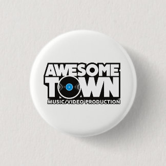 Badge Rond 2,50 Cm Bouton d'Awesometown