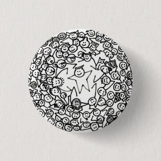 Badge Rond 2,50 Cm Bouton de 101 amis