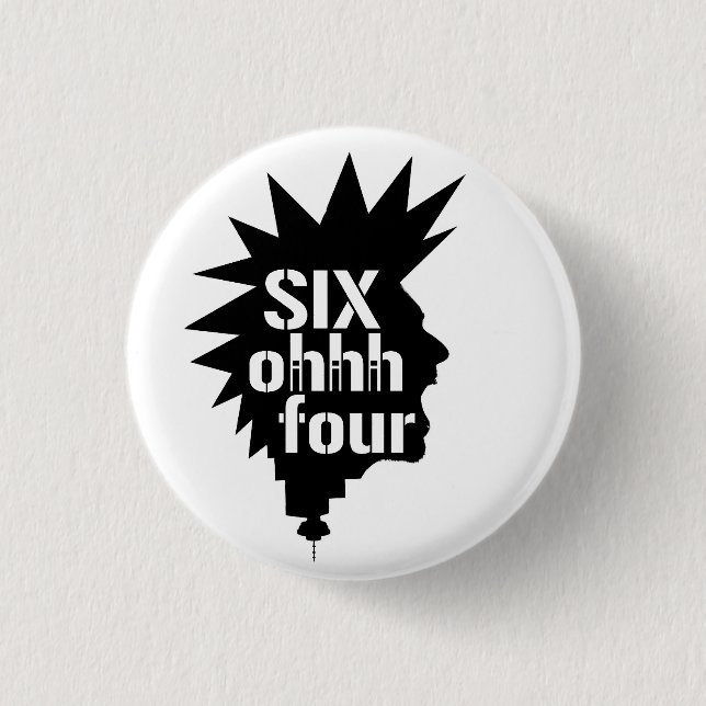 Badge Rond 2,50 Cm Bouton de 604 Oiii (Devant)