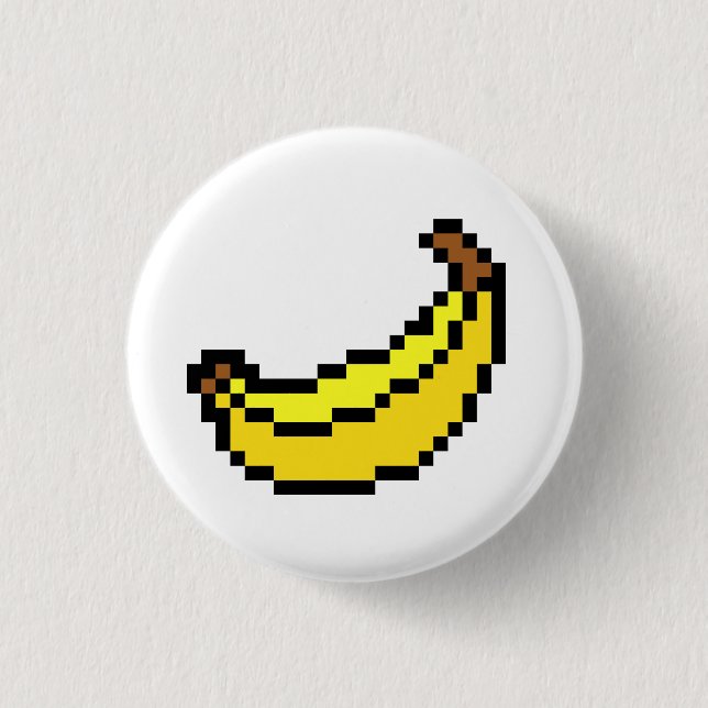 Badge Rond 2,50 Cm Bouton de banane (Devant)