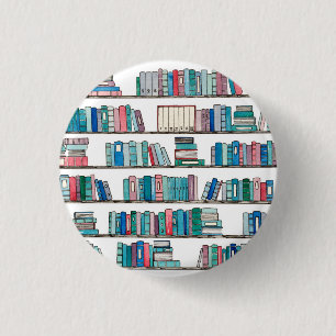 Badge Rond 2,50 Cm Bouton de bibliothèque