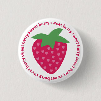 Badge Rond 2,50 Cm Bouton de bonbon à baie