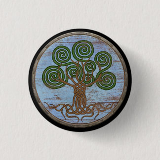 Badge Rond 2,50 Cm Bouton de bouclier de Viking - Yggdrasil
