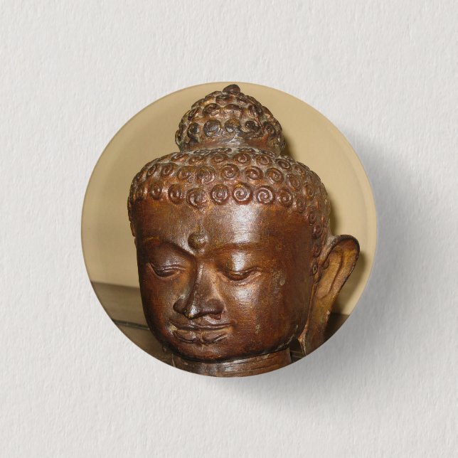 Badge Rond 2,50 Cm "Bouton de Bouddha ! " (Devant)