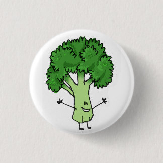 Badge Rond 2,50 Cm Bouton de brocoli