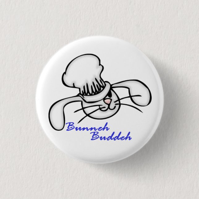 Badge Rond 2,50 Cm Bouton de Bunneh Buddeh (Devant)