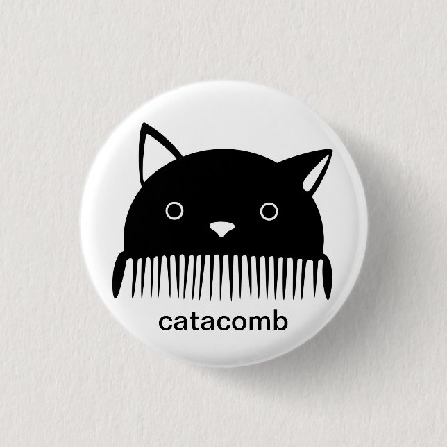 Badge Rond 2,50 Cm Bouton de catacombes (Devant)