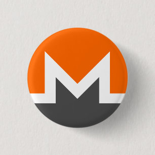 Badge Rond 2,50 Cm Bouton de chiffrement Monero (XMR)