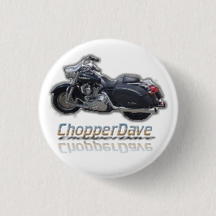 Badge Rond 2,50 Cm Bouton de ChopperDave