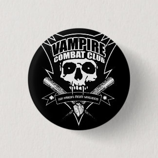 Badge Rond 2,50 Cm Bouton de club de combat de vampire