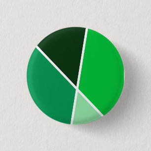 Badge Rond 2,50 Cm Bouton de collection de couleurs JanaiCreates vert