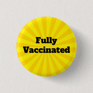 Badge Rond 2,50 Cm Bouton de conception de la vaccination