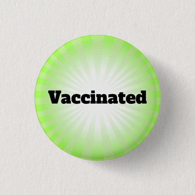 Badge Rond 2,50 Cm Bouton de conception de la vaccination contre le d (Devant)