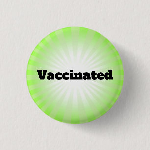 Badge Rond 2,50 Cm Bouton de conception de la vaccination contre le d