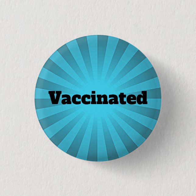 Badge Rond 2,50 Cm Bouton de conception de la vaccination contre le d (Devant)