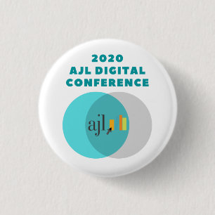 Badge Rond 2,50 Cm Bouton de conférence numérique 2020 d'AJL