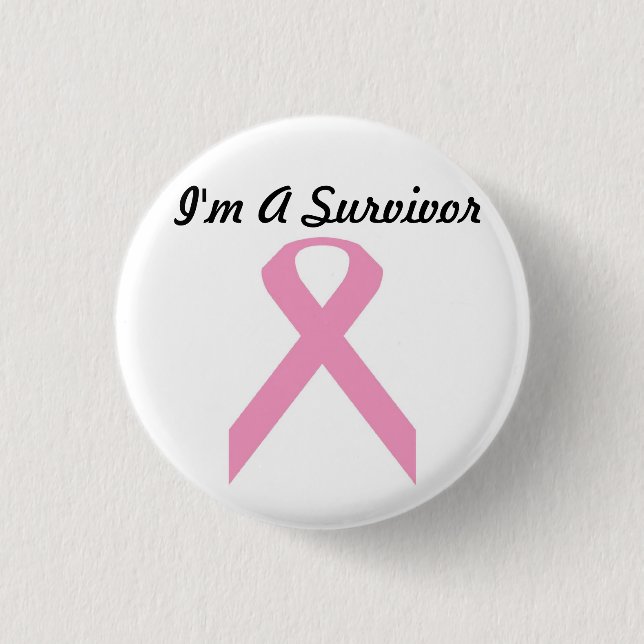 Badge Rond 2,50 Cm Bouton de conscience de Cancer (Devant)