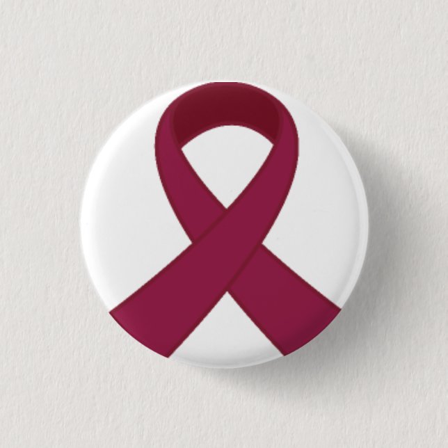 Badge Rond 2,50 Cm Bouton de conscience de hémangiome (Devant)