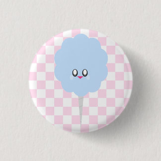 BADGE ROND 2,50 CM BOUTON DE COTON KAWAII DE CHECKERBOARD PIN