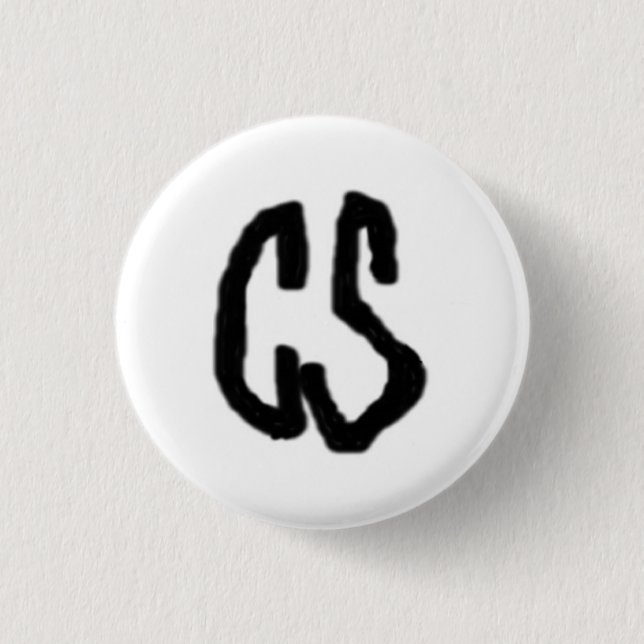 Badge Rond 2,50 Cm Bouton de CS (Devant)