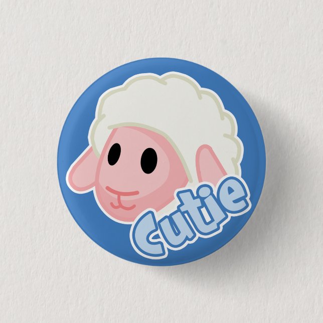 Badge Rond 2,50 Cm Bouton de Cutie (Devant)