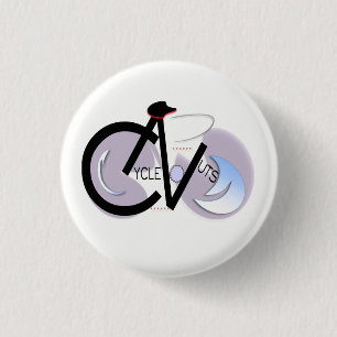 Badge Rond 2,50 Cm Bouton de CycleNuts