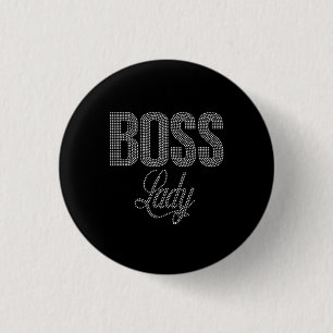 Badge Rond 2,50 Cm Bouton de Dame Patronne