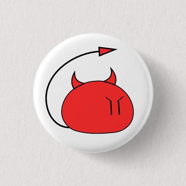 Badge Rond 2,50 Cm Bouton de Dango de diable (Devant)