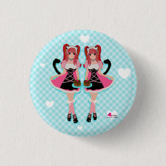 Badge Rond 2,50 Cm Bouton de domestiques de Lolita Neko