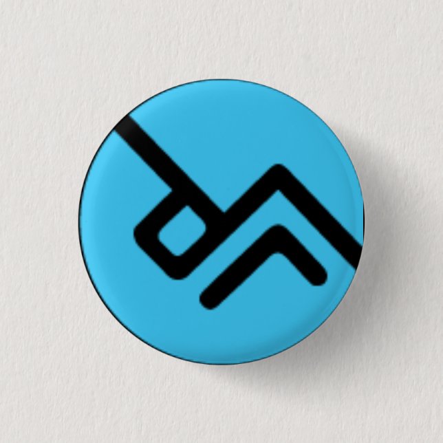 Badge Rond 2,50 Cm Bouton de DR (Devant)