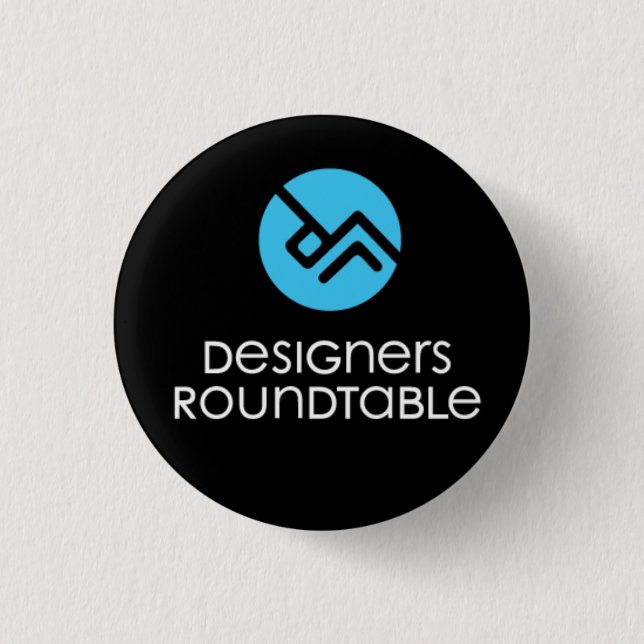 Badge Rond 2,50 Cm Bouton de DR (Devant)