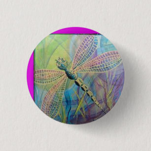 Badge Rond 2,50 Cm "Bouton de dragon ! "2