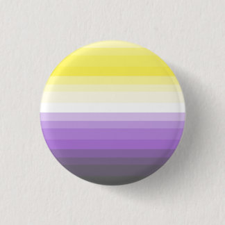 Badge Rond 2,50 Cm Bouton de drapeau de fierté de Nonbinary de