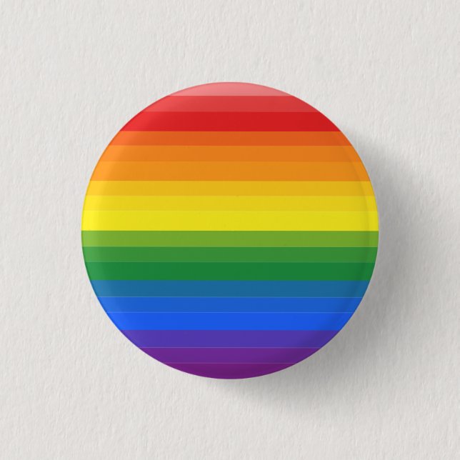 Badge Rond 2,50 Cm Bouton de drapeau de gay pride de gradient (Devant)