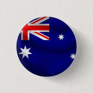 Badge Rond 2,50 Cm Bouton de drapeau de l'Australie