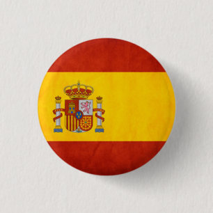 Badge Rond 2,50 Cm Bouton de drapeau de l'Espagne
