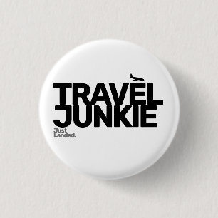Badge Rond 2,50 Cm Bouton de drogué de voyage