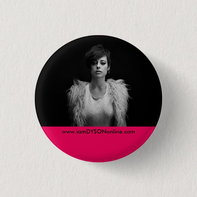 Badge Rond 2,50 Cm Bouton de DYSON (Devant)