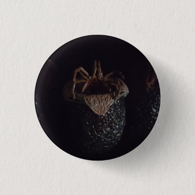 Badge Rond 2,50 Cm Bouton de Facehugger (Devant)