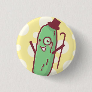 Badge Rond 2,50 Cm Bouton de fantaisie de conserves au vinaigre