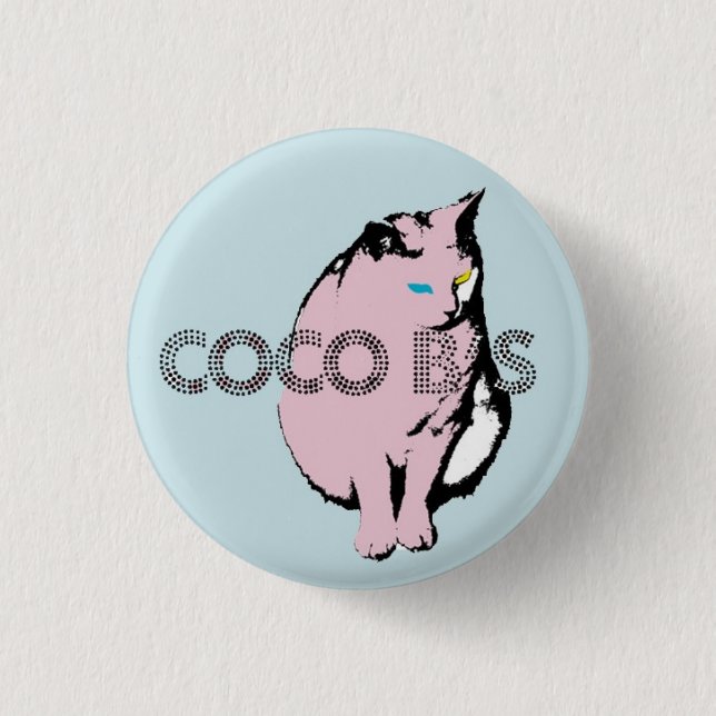 Badge Rond 2,50 Cm Bouton de Felizimo de CocoB (Devant)