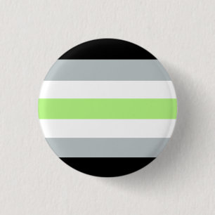Badge Rond 2,50 Cm Bouton de fierté d'Agender