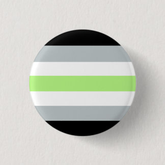 Badge Rond 2,50 Cm Bouton de fierté d'Agender