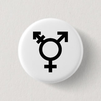 Badge Rond 2,50 Cm Bouton de fierté de transsexuel (symbole)