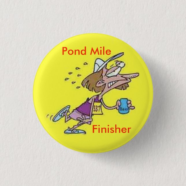 Badge Rond 2,50 Cm Bouton de finisseur de mille d'étang (Devant)