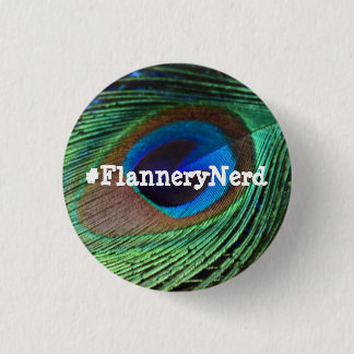 Badge Rond 2,50 Cm Bouton de Flannery O'Connor